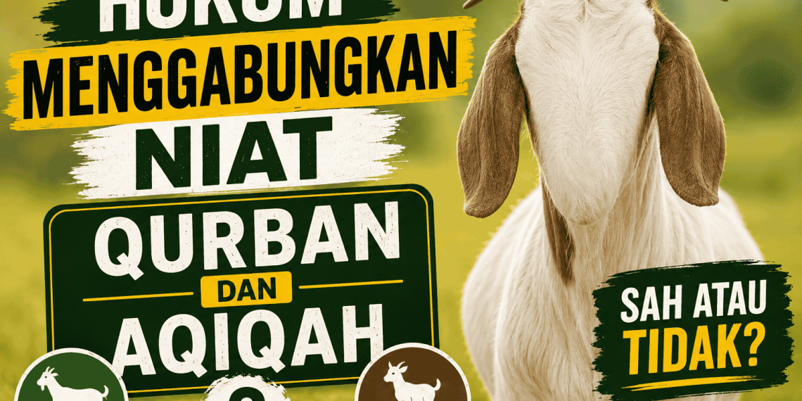 Hukum Menggabungkan Niat Qurban dan Aqiqah